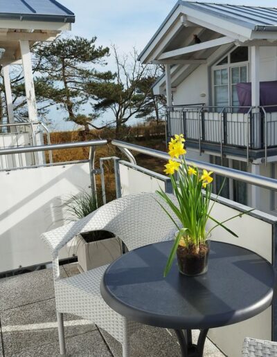 Zweiter Balkon der Baltic Suite