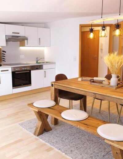 Küche und Essbereich der Baltic Suite